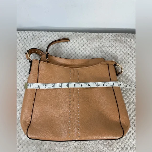 Montana West Tan Hobo Shoulder Bag - Picture 7 of 9